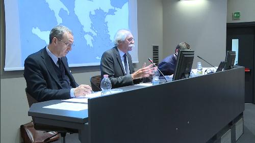 Sergio Bolzonello (Vicepresidente Regione FVG e assessore Attività produttive, Turismo e Cooperazione) al convegno "Noi e i Balcani Occidentali: lo spirito di Trieste alla prova dei fatti" - Trieste 18/12/2017